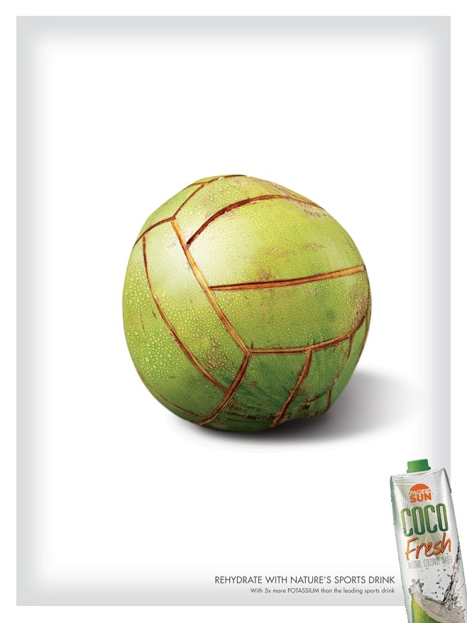 自然之飲，椰動時刻——解構Coco Fresh運動飲料海報設計背后的創意密碼